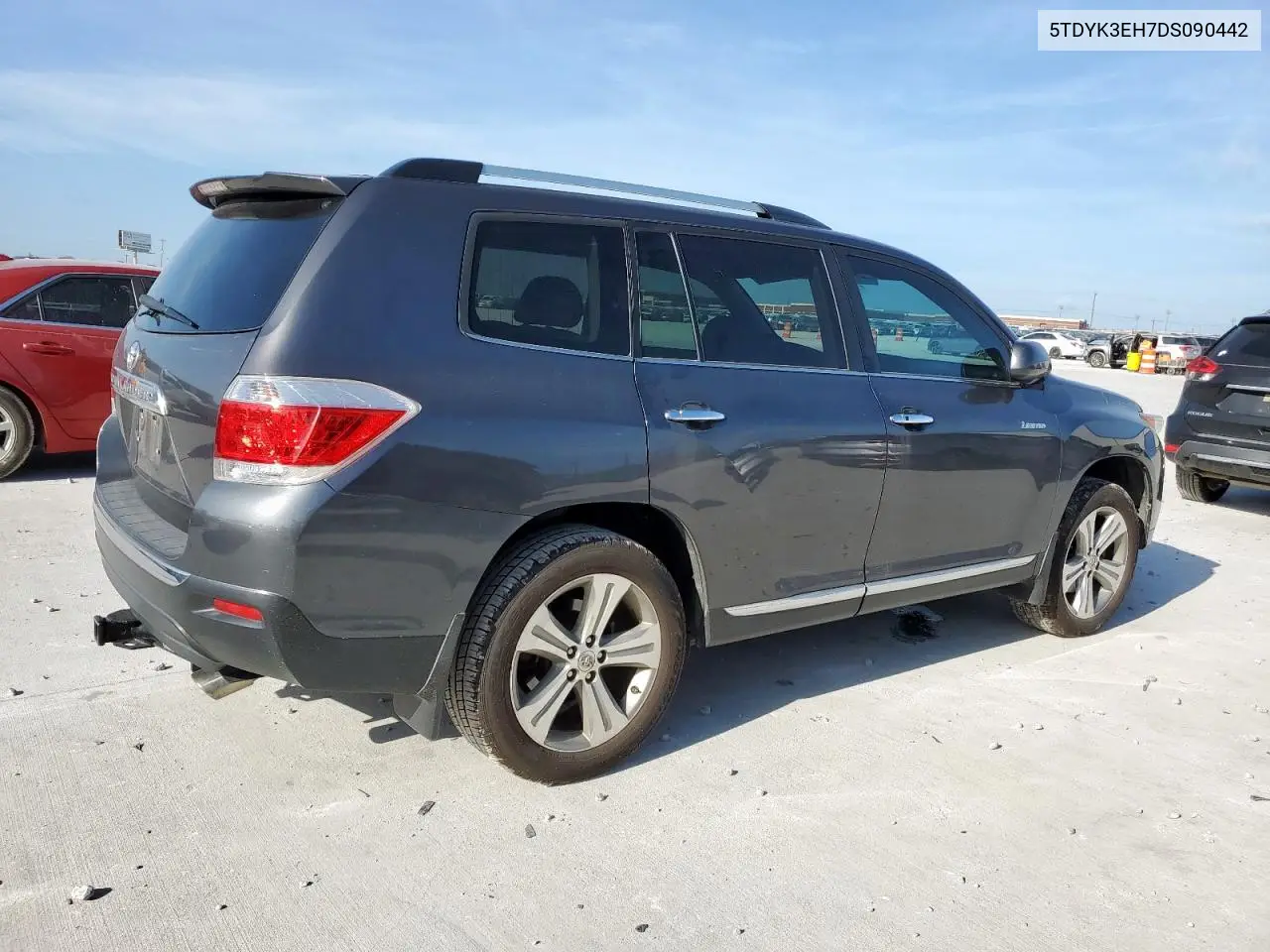 2013 Toyota Highlander Limited VIN: 5TDYK3EH7DS090442 Lot: 63049205