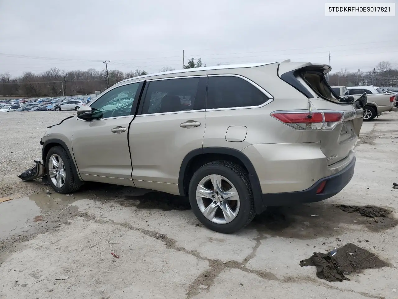 5tddkrfh0es017821 5TDDKRFH0ES017821 2014 Toyota Highlander Limited