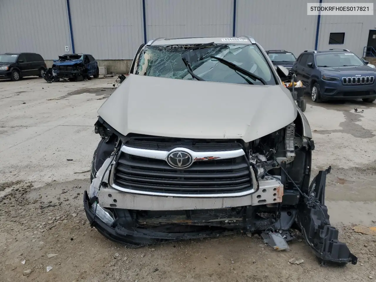 5tddkrfh0es017821 5TDDKRFH0ES017821 2014 Toyota Highlander Limited