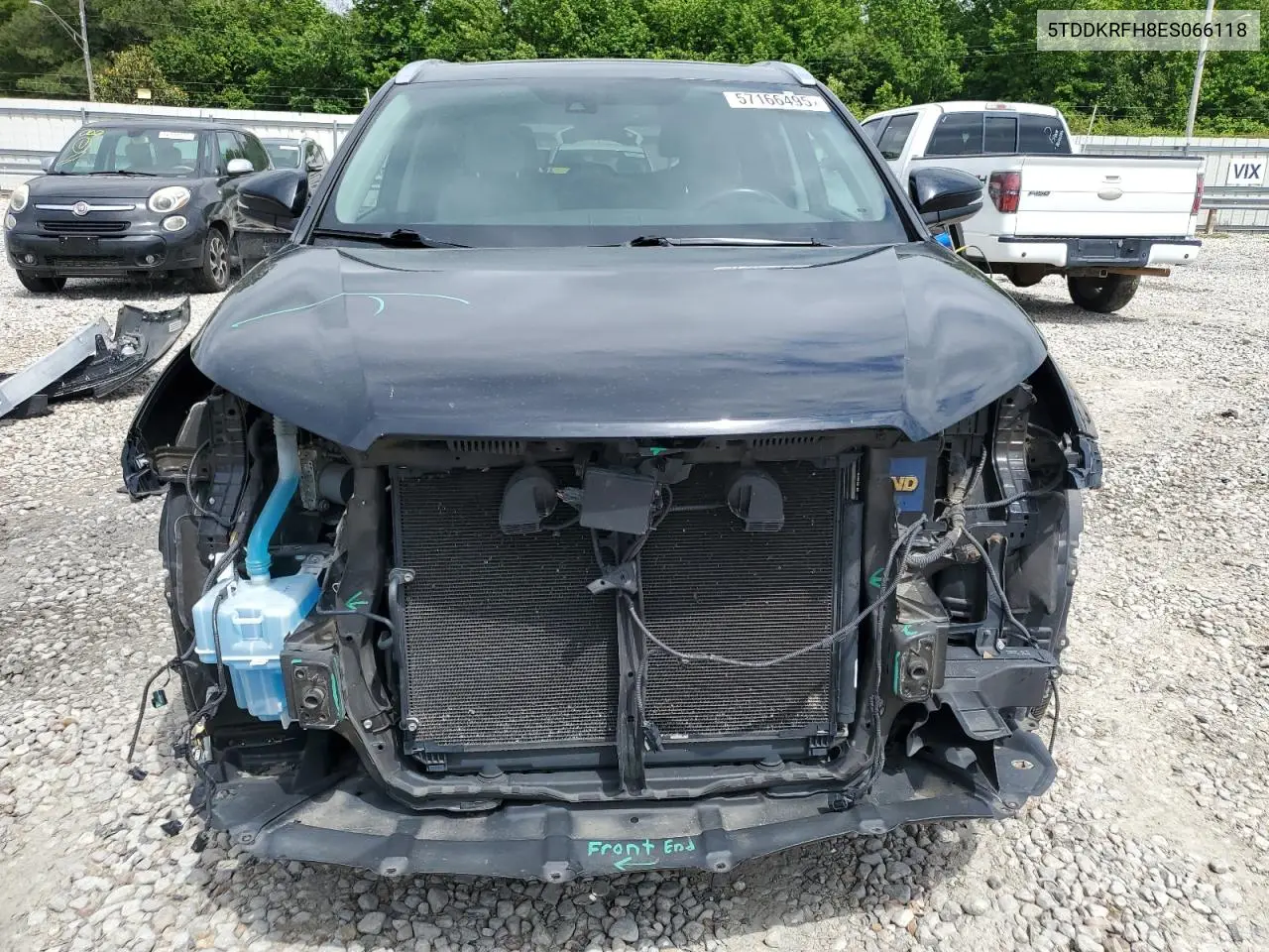 2014 Toyota Highlander Limited VIN: 5TDDKRFH8ES066118 Lot: 57166495
