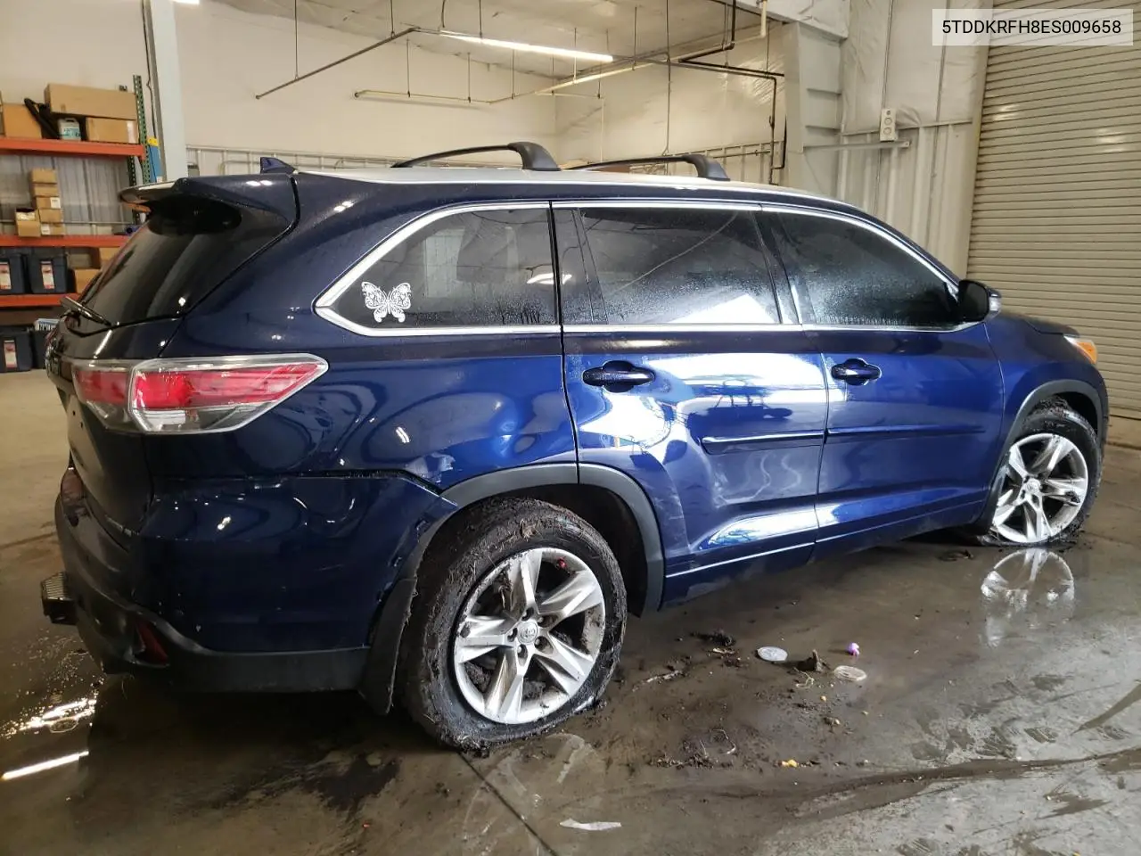 2014 Toyota Highlander Limited VIN: 5TDDKRFH8ES009658 Lot: 59126505