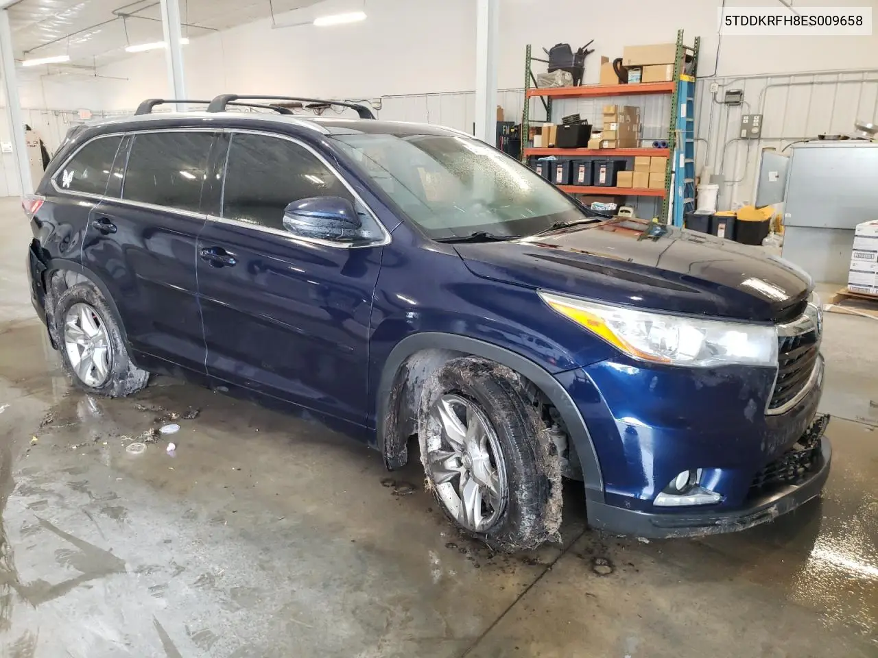 2014 Toyota Highlander Limited VIN: 5TDDKRFH8ES009658 Lot: 59126505