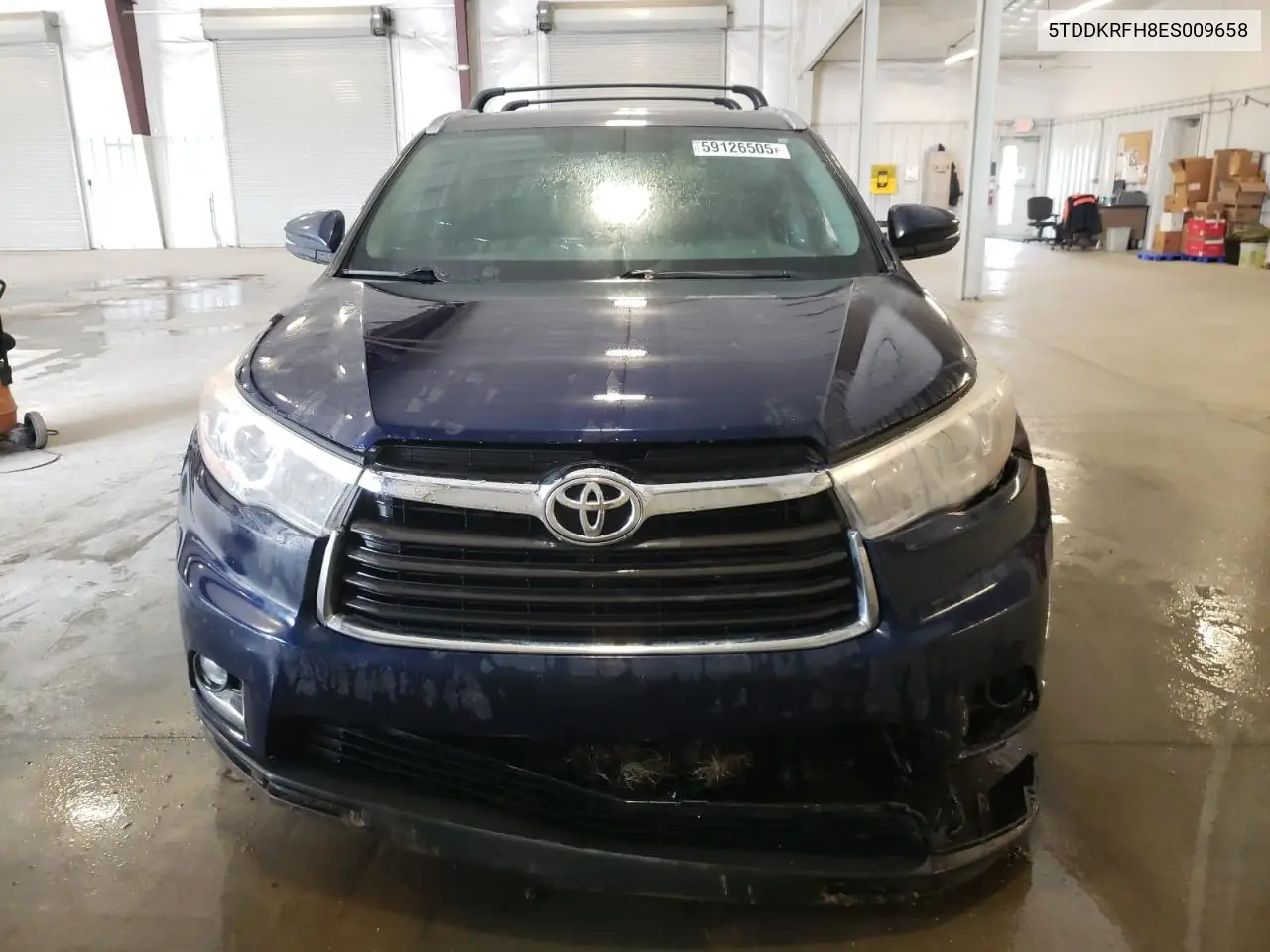 2014 Toyota Highlander Limited VIN: 5TDDKRFH8ES009658 Lot: 59126505