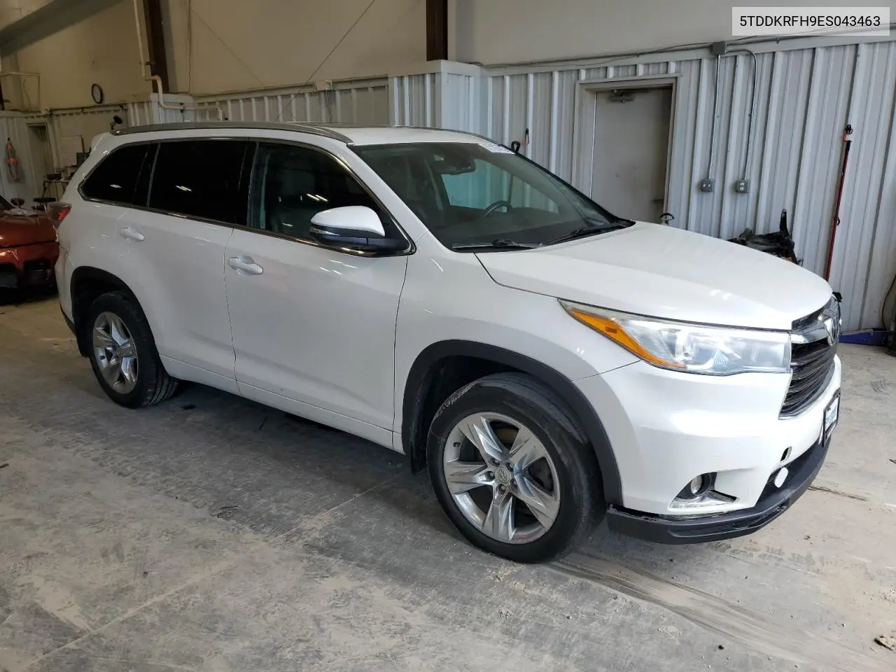 2014 Toyota Highlander Limited VIN: 5TDDKRFH9ES043463 Lot: 62105415