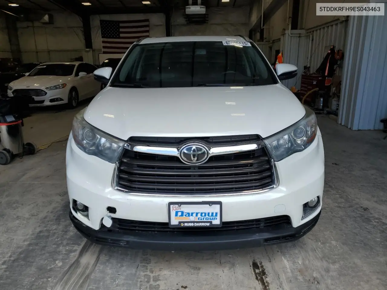 2014 Toyota Highlander Limited VIN: 5TDDKRFH9ES043463 Lot: 62105415