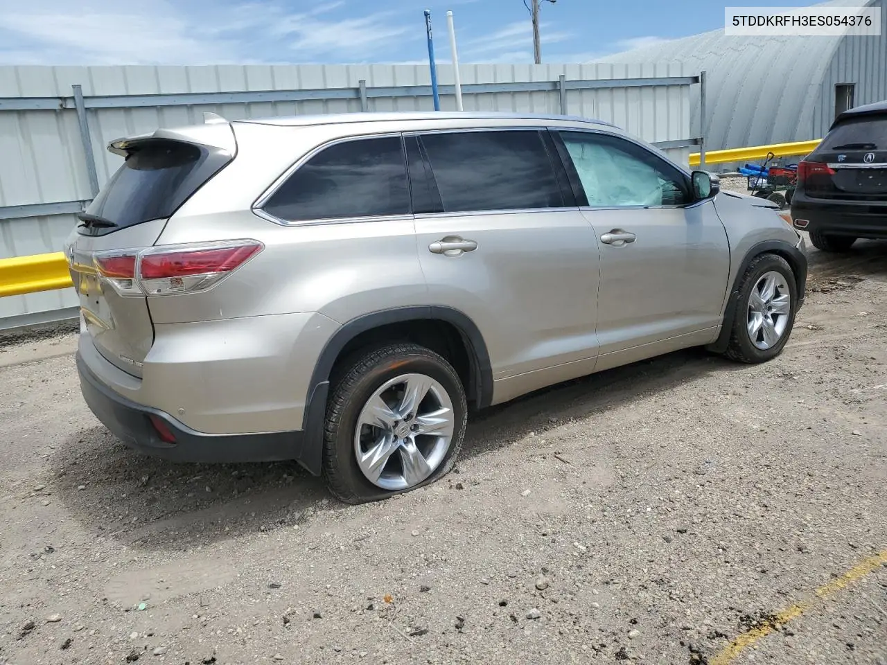 2014 Toyota Highlander Limited VIN: 5TDDKRFH3ES054376 Lot: 62547255