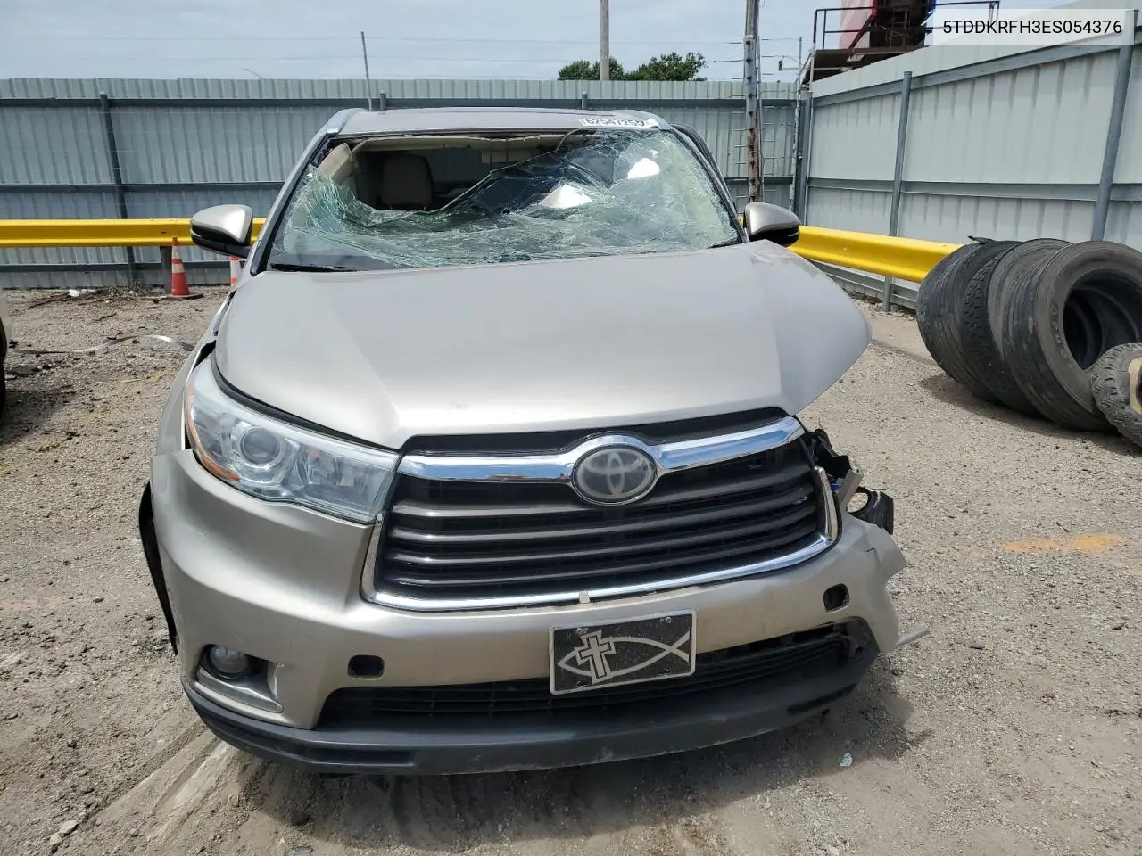 2014 Toyota Highlander Limited VIN: 5TDDKRFH3ES054376 Lot: 62547255