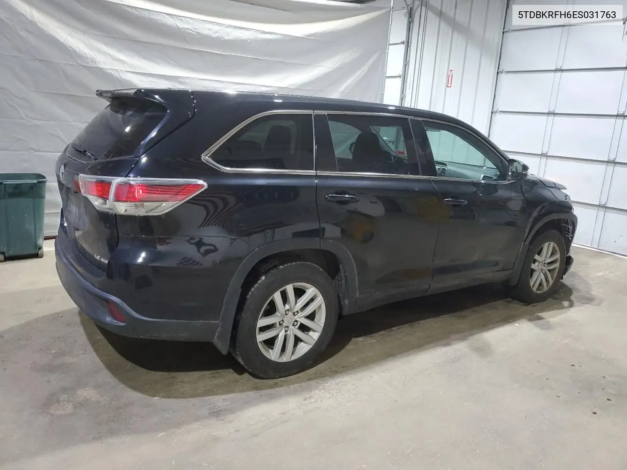 2014 Toyota Highlander Le VIN: 5TDBKRFH6ES031763 Lot: 62630305