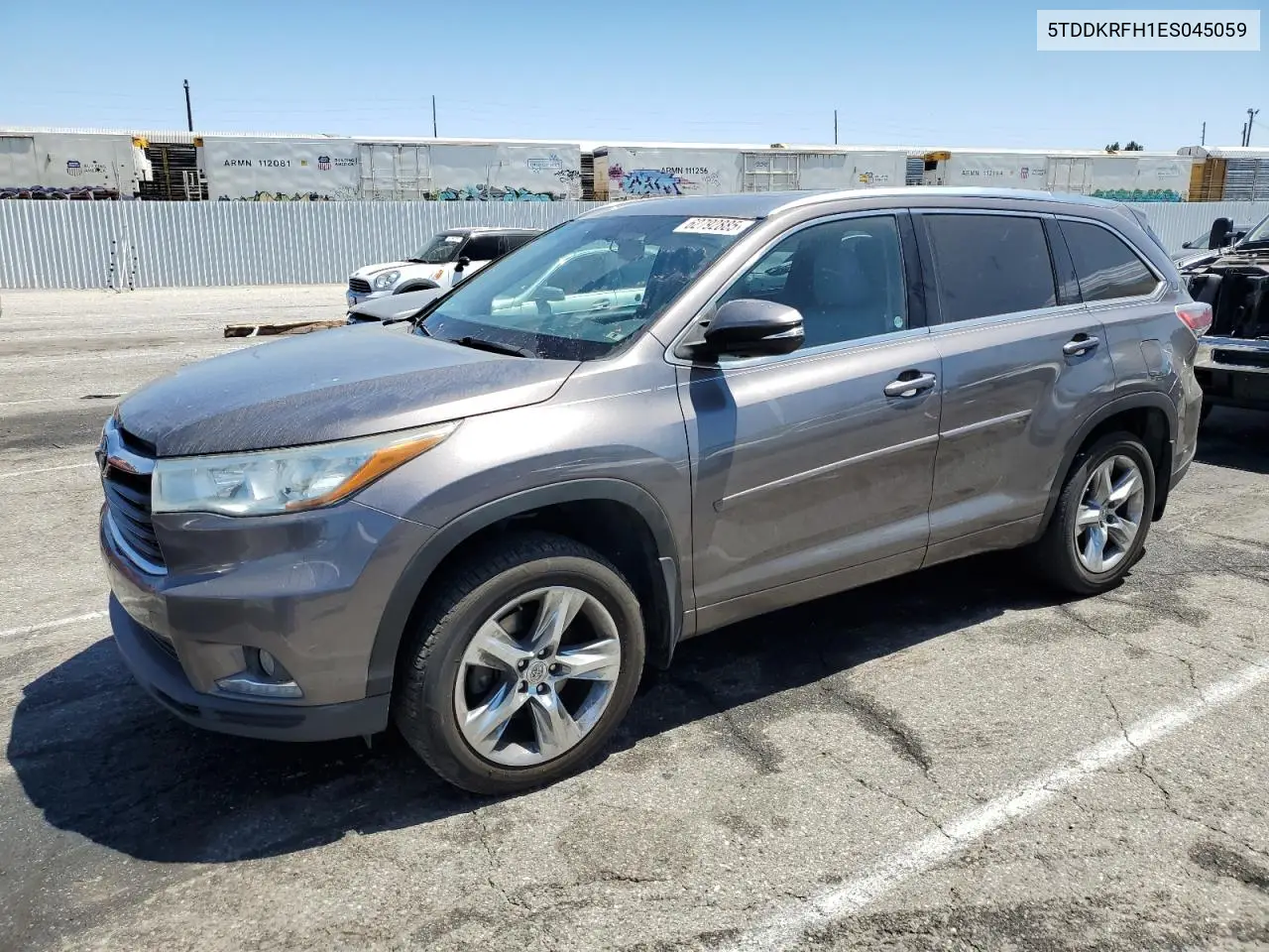2014 Toyota Highlander Limited VIN: 5TDDKRFH1ES045059 Lot: 62792885