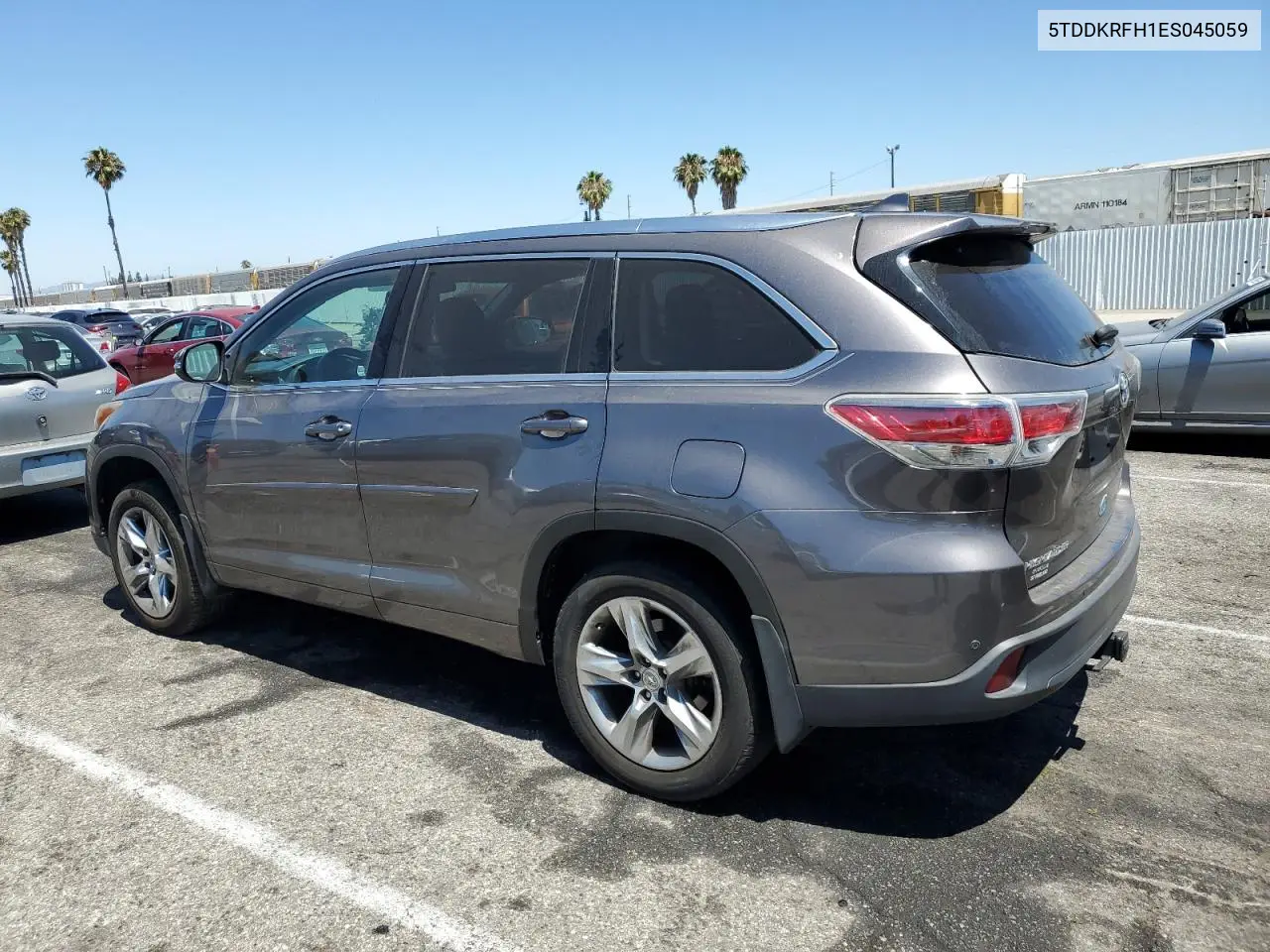 2014 Toyota Highlander Limited VIN: 5TDDKRFH1ES045059 Lot: 62792885