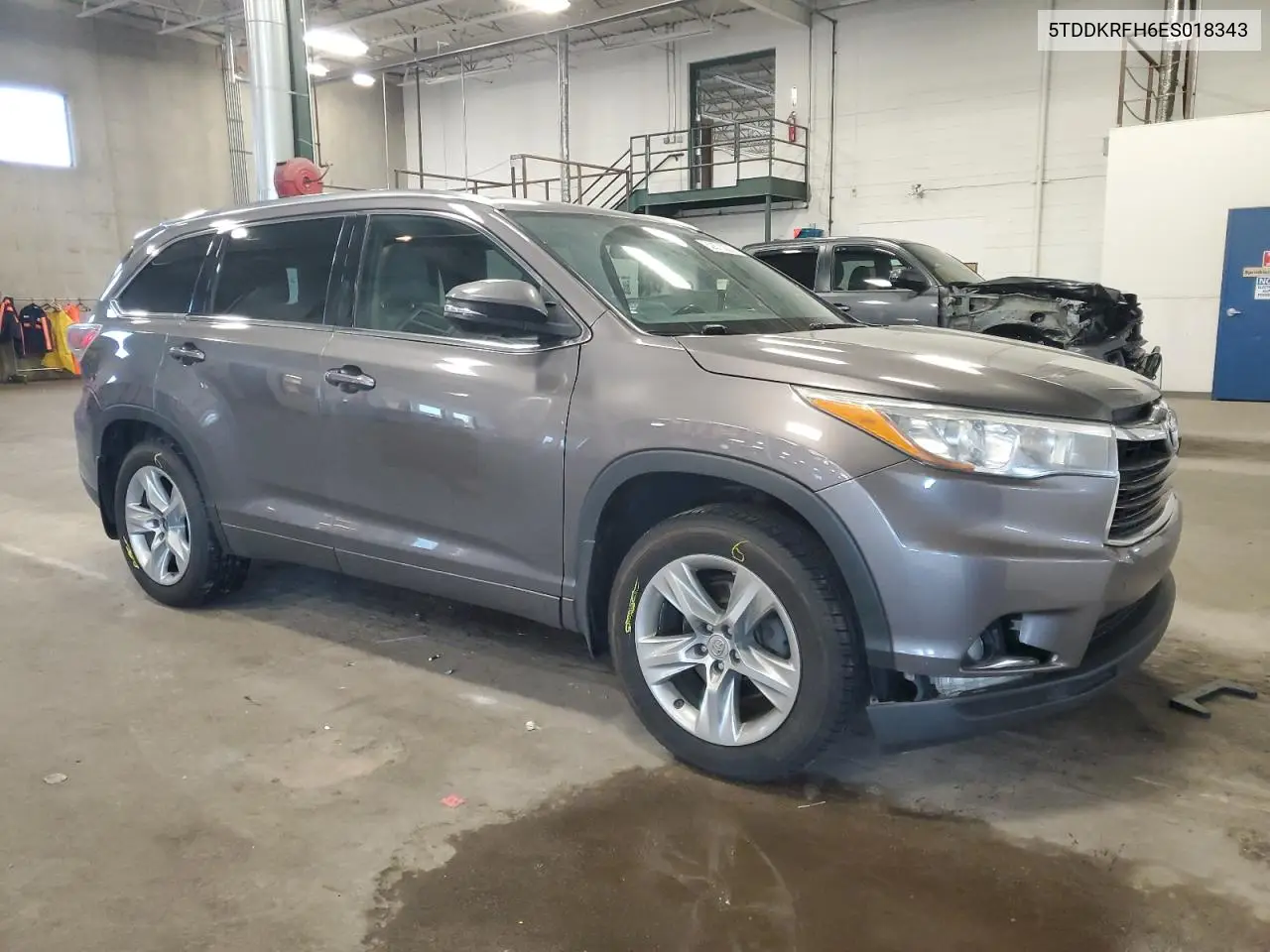 2014 Toyota Highlander Limited VIN: 5TDDKRFH6ES018343 Lot: 62873005