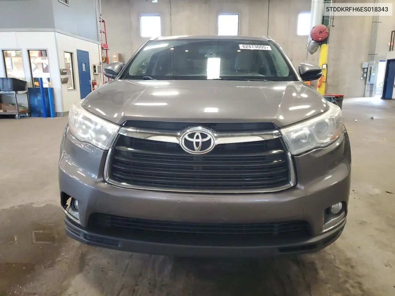 2014 Toyota Highlander Limited VIN: 5TDDKRFH6ES018343 Lot: 62873005