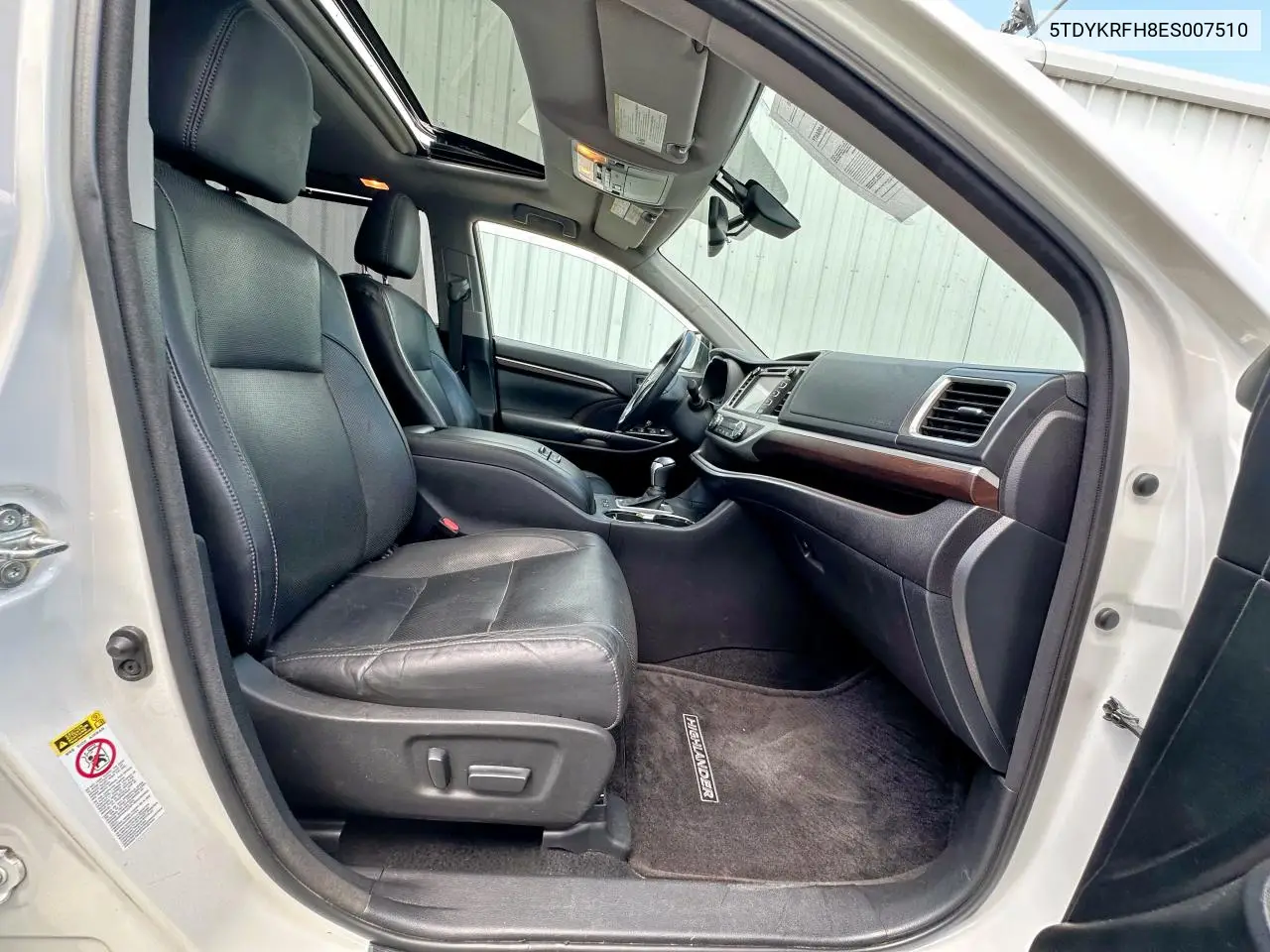 2014 Toyota Highlander Limited VIN: 5TDYKRFH8ES007510 Lot: 63150215