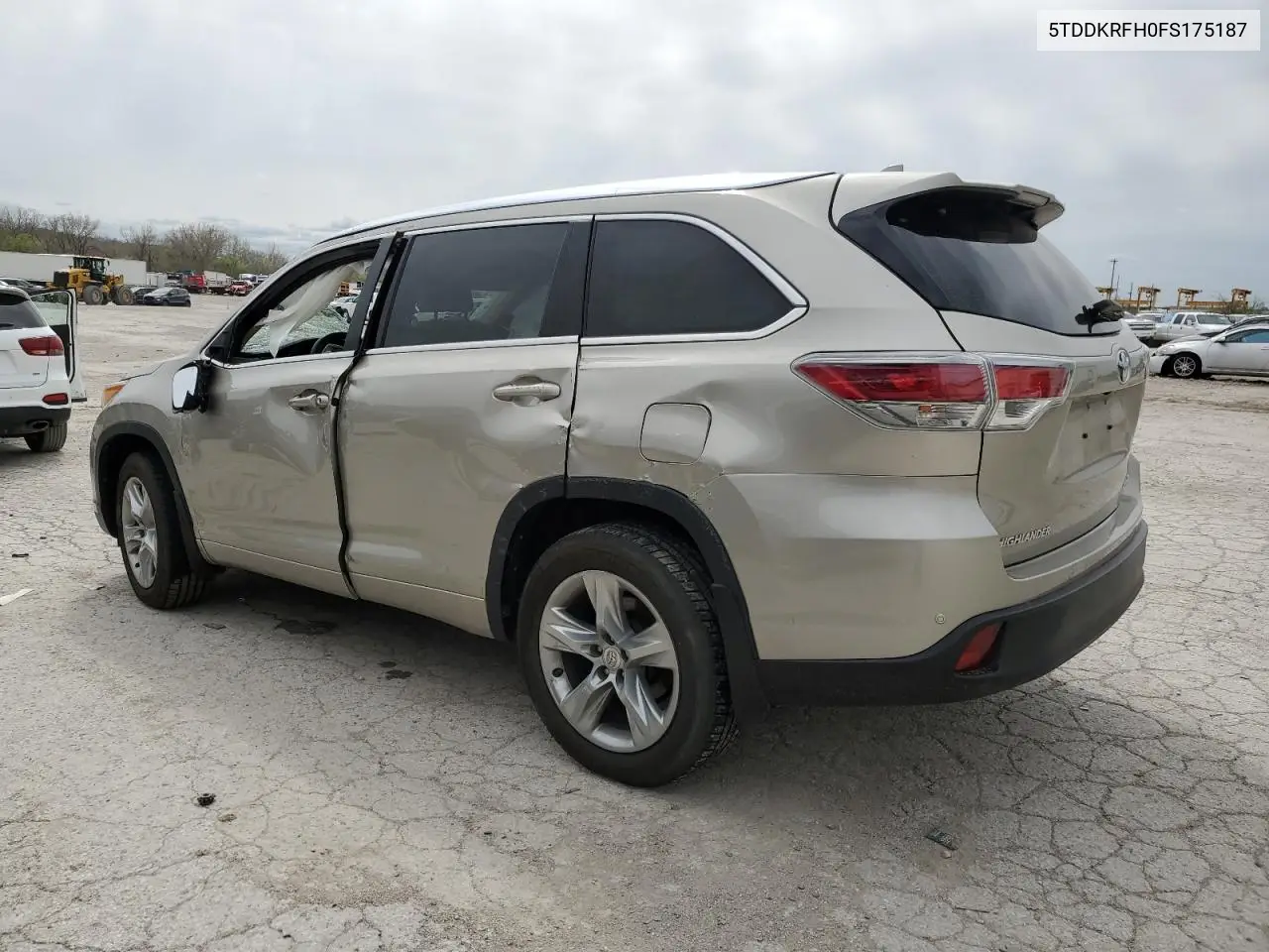 2015 Toyota Highlander Limited VIN: 5TDDKRFH0FS175187 Lot: 51847275