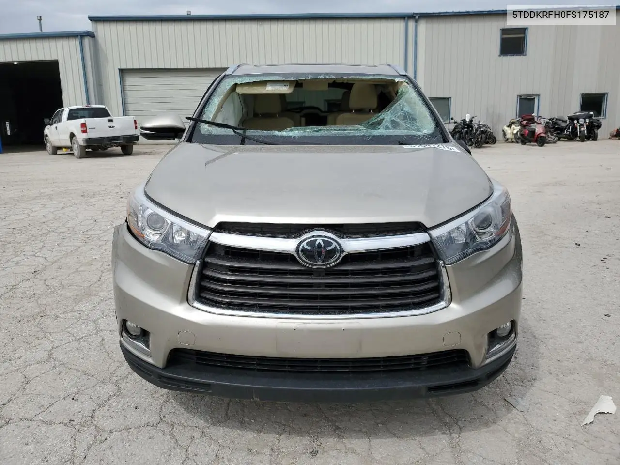 2015 Toyota Highlander Limited VIN: 5TDDKRFH0FS175187 Lot: 51847275