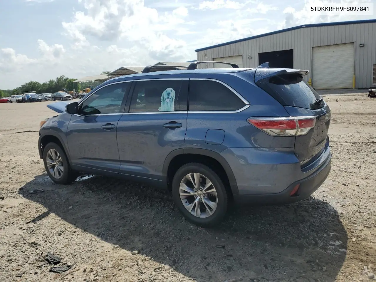2015 Toyota Highlander Xle VIN: 5TDKKRFH9FS097841 Lot: 54375355