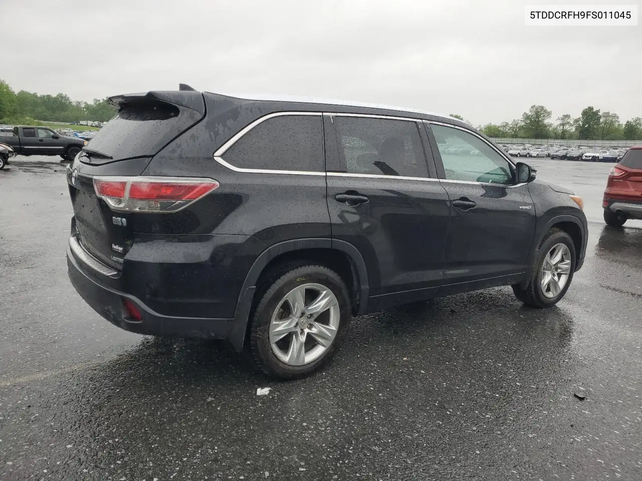2015 Toyota Highlander Hybrid Limited VIN: 5TDDCRFH9FS011045 Lot: 55835605