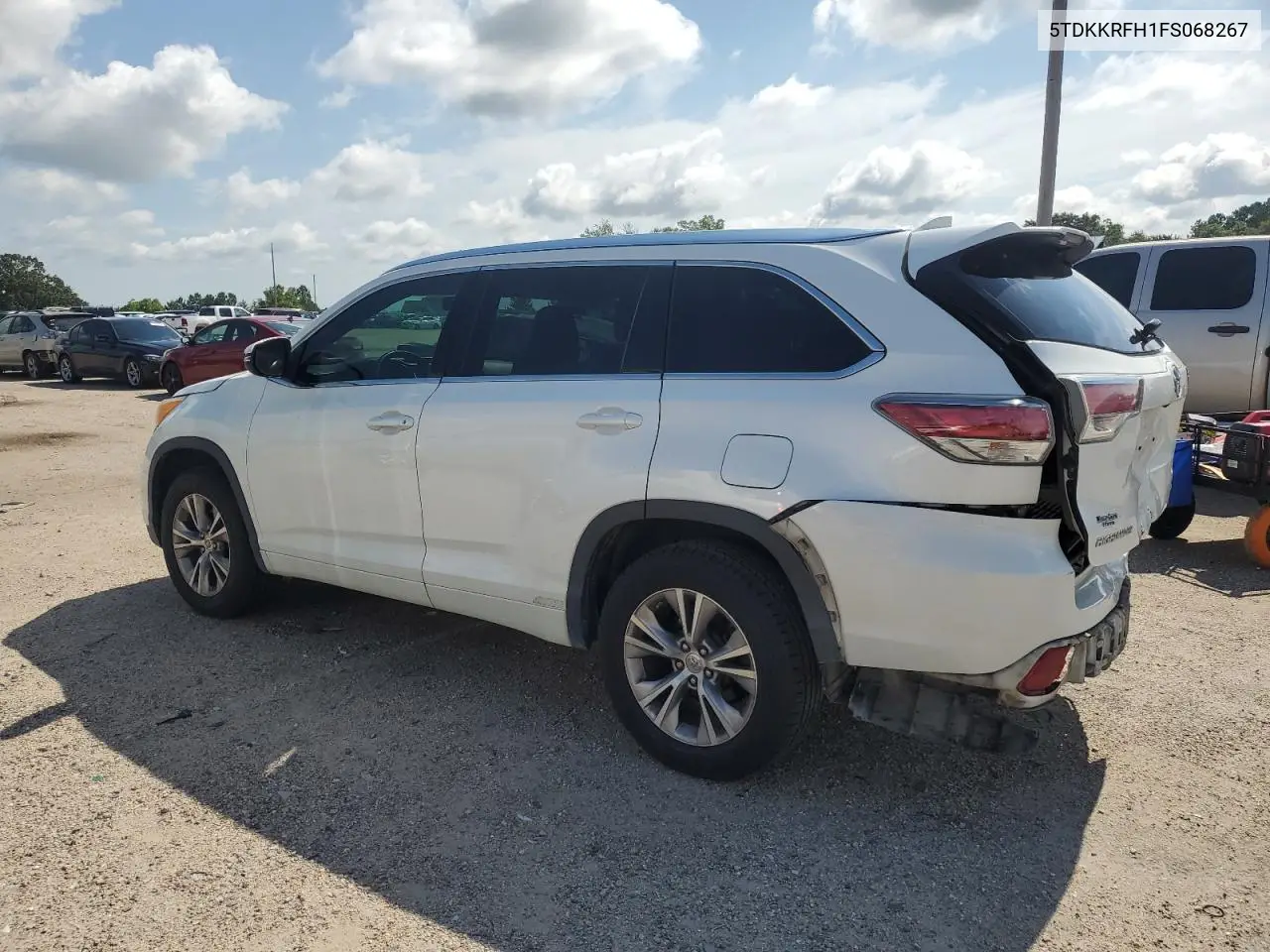 2015 Toyota Highlander Xle VIN: 5TDKKRFH1FS068267 Lot: 62879465
