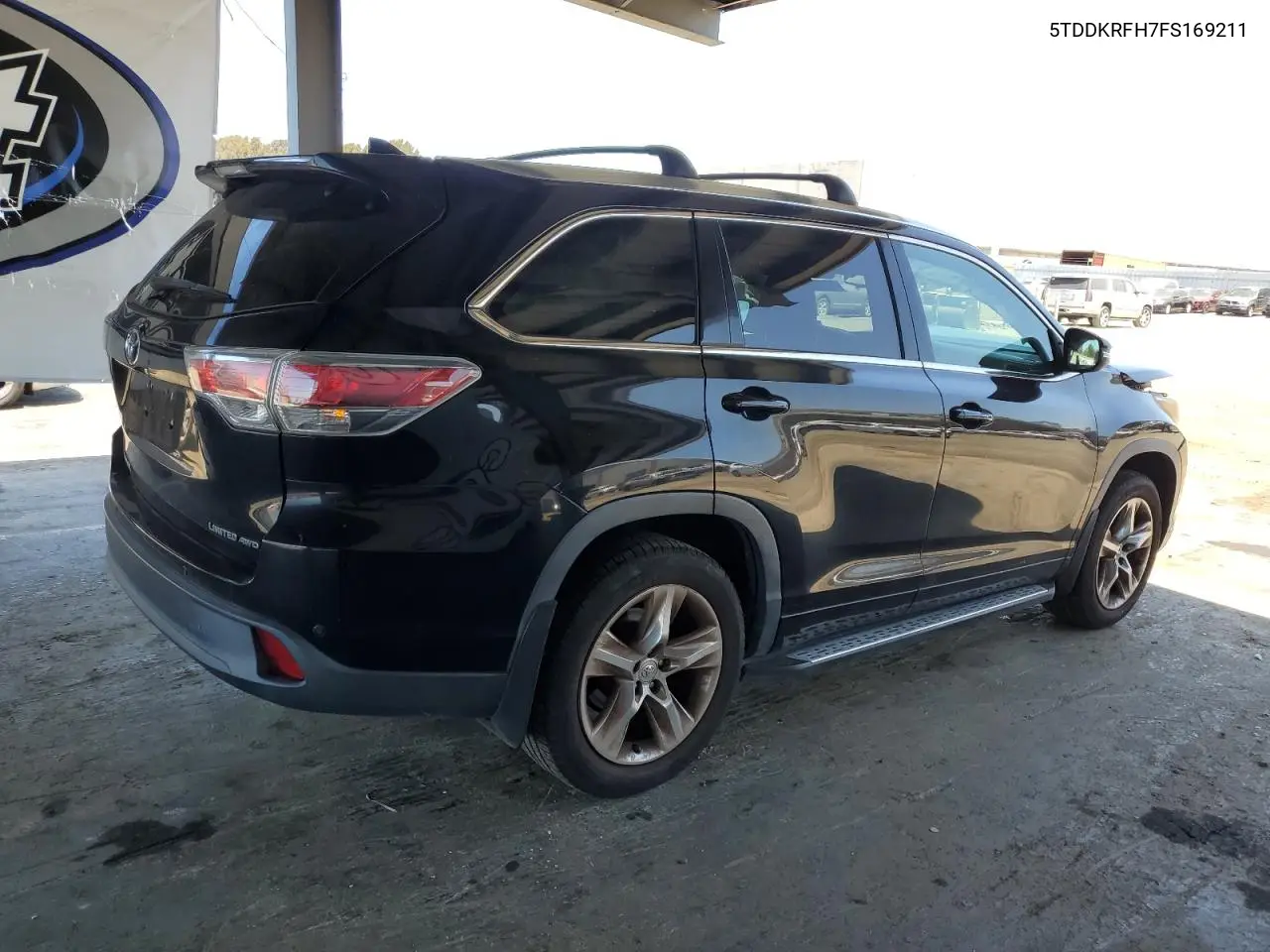 2015 Toyota Highlander Limited VIN: 5TDDKRFH7FS169211 Lot: 62900105