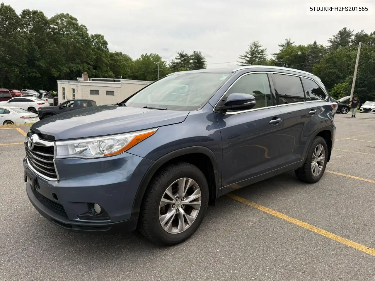 2015 Toyota Highlander Xle VIN: 5TDJKRFH2FS201565 Lot: 63618945