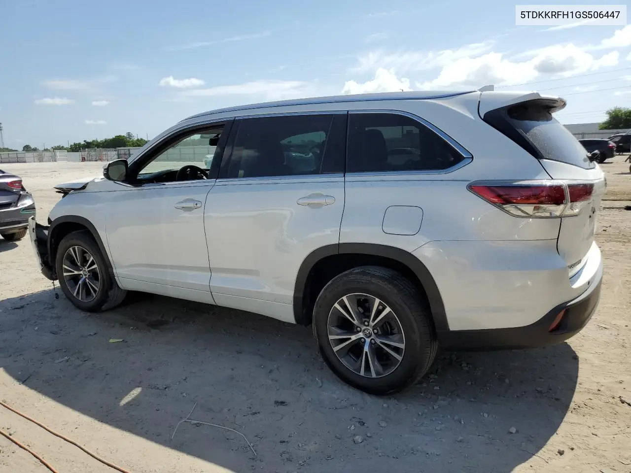 2016 Toyota Highlander Xle VIN: 5TDKKRFH1GS506447 Lot: 55414655