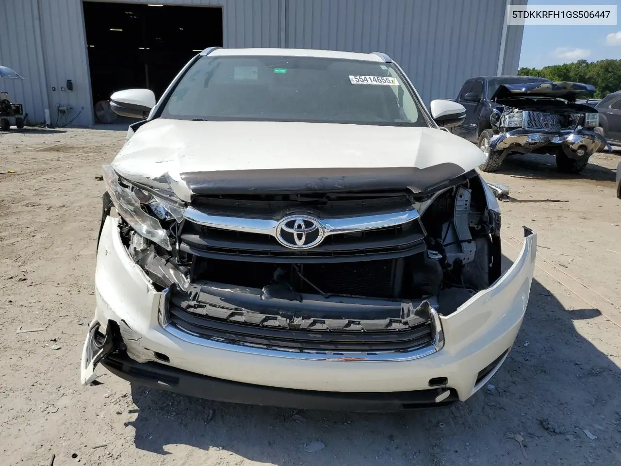 2016 Toyota Highlander Xle VIN: 5TDKKRFH1GS506447 Lot: 55414655