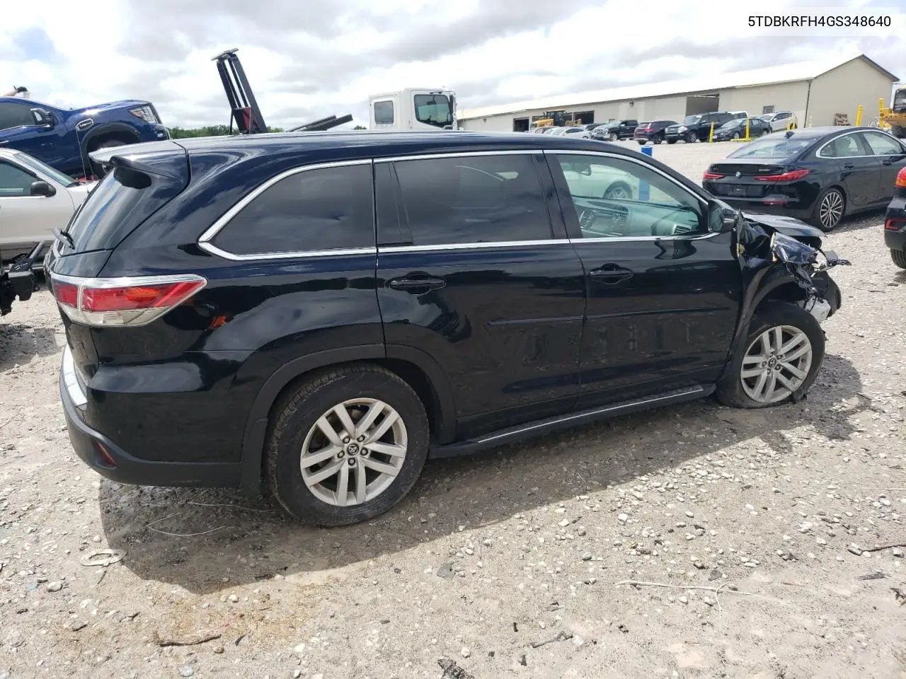 2016 Toyota Highlander Le VIN: 5TDBKRFH4GS348640 Lot: 56398355