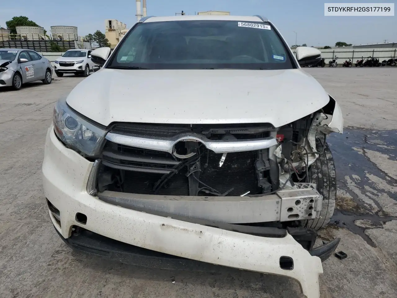 5tdykrfh2gs177199 5TDYKRFH2GS177199 2016 Toyota Highlander Limited