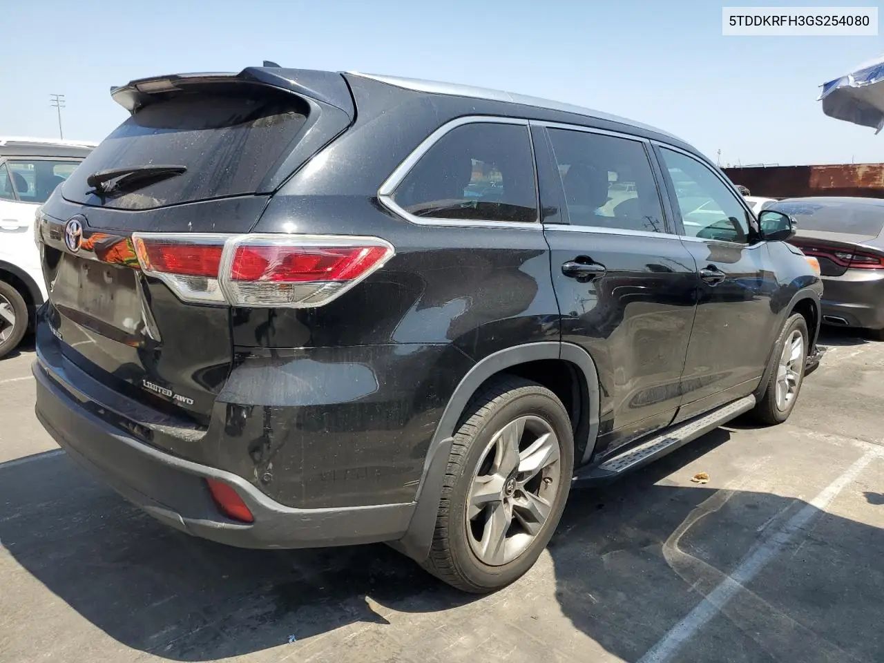 2016 Toyota Highlander Limited VIN: 5TDDKRFH3GS254080 Lot: 62315075