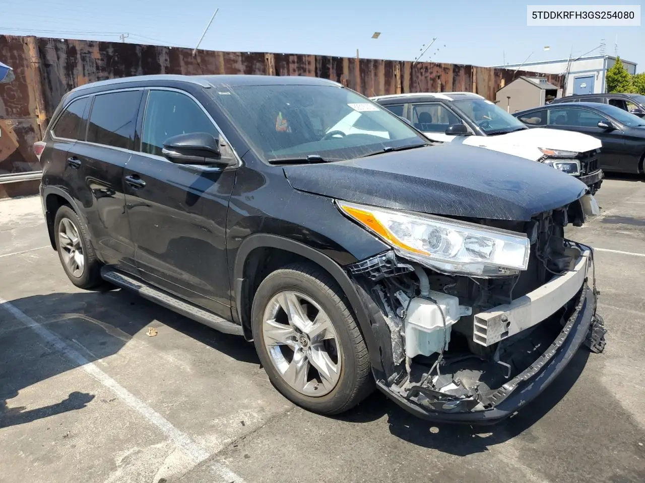 2016 Toyota Highlander Limited VIN: 5TDDKRFH3GS254080 Lot: 62315075