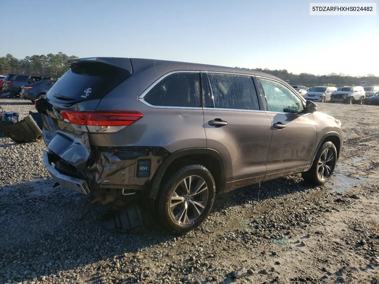 2017 Toyota Highlander Le VIN: 5TDZARFHXHS024482 Lot: 48671155