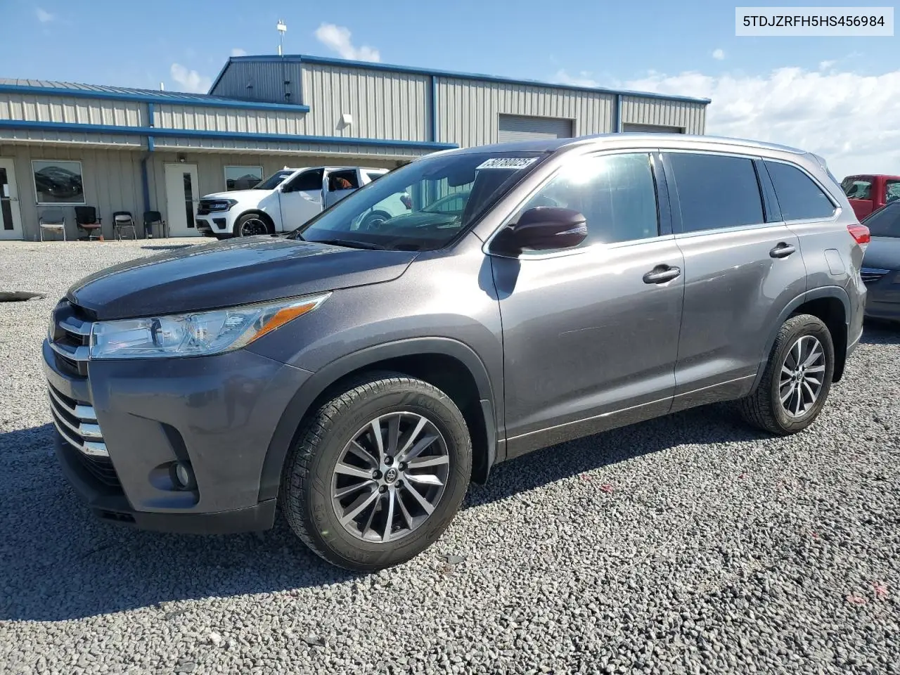 2017 Toyota Highlander Se VIN: 5TDJZRFH5HS456984 Lot: 50780025