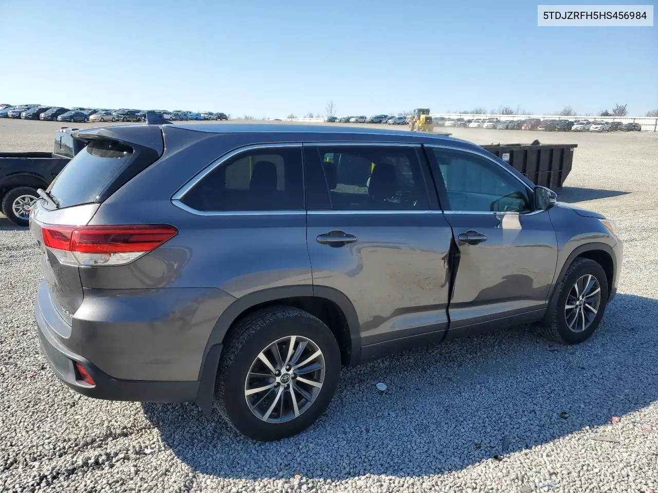 2017 Toyota Highlander Se VIN: 5TDJZRFH5HS456984 Lot: 50780025