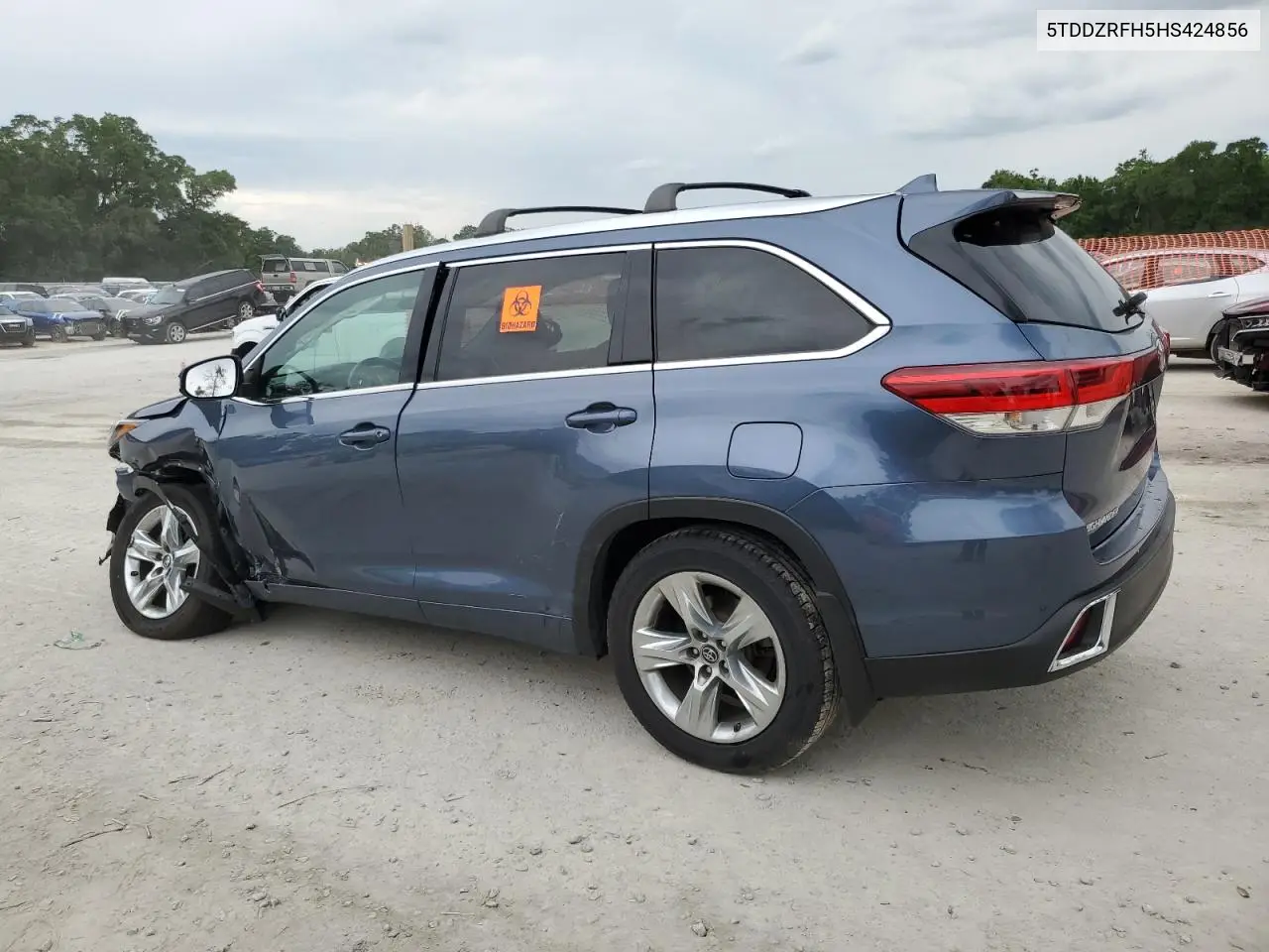 2017 Toyota Highlander Limited VIN: 5TDDZRFH5HS424856 Lot: 56175815