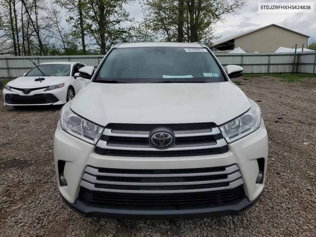 2017 Toyota Highlander Se VIN: 5TDJZRFHXHS424838 Lot: 56729855