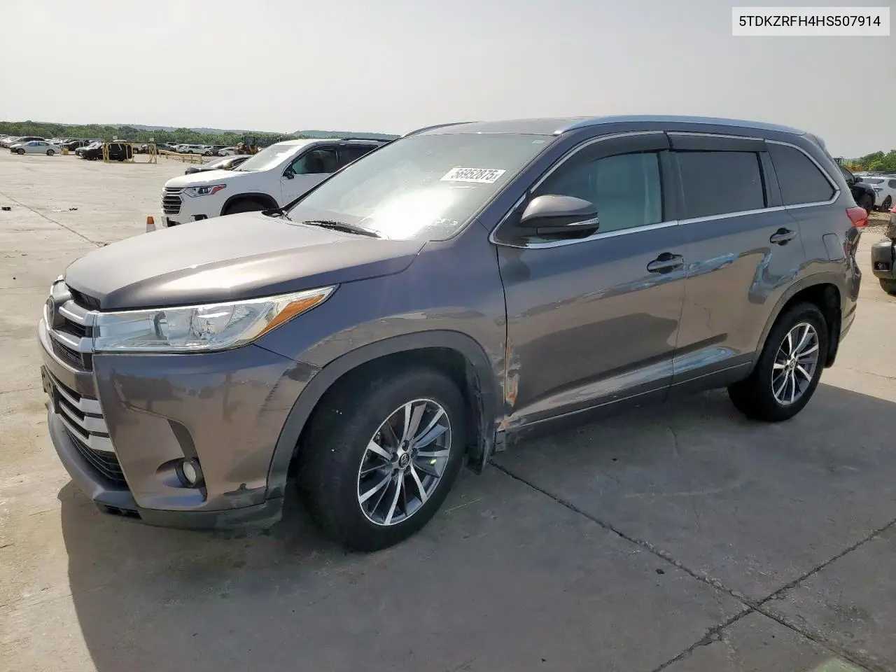2017 Toyota Highlander Se VIN: 5TDKZRFH4HS507914 Lot: 56952875