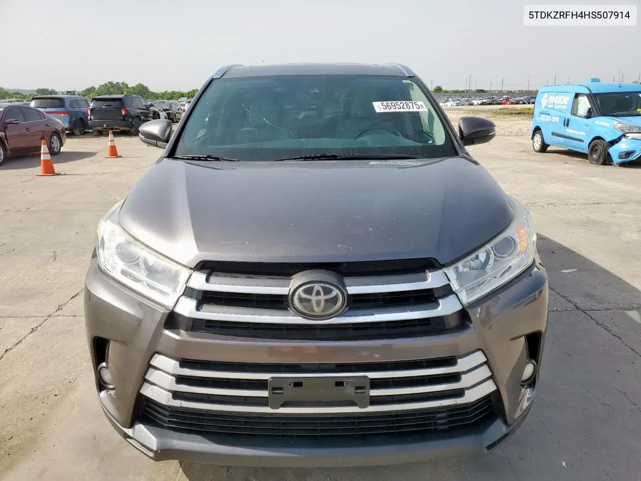2017 Toyota Highlander Se VIN: 5TDKZRFH4HS507914 Lot: 56952875