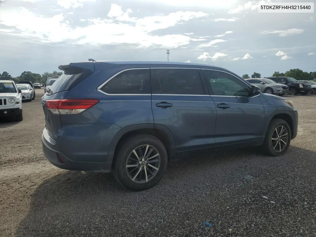 2017 Toyota Highlander Se VIN: 5TDKZRFH4HS215440 Lot: 61373345