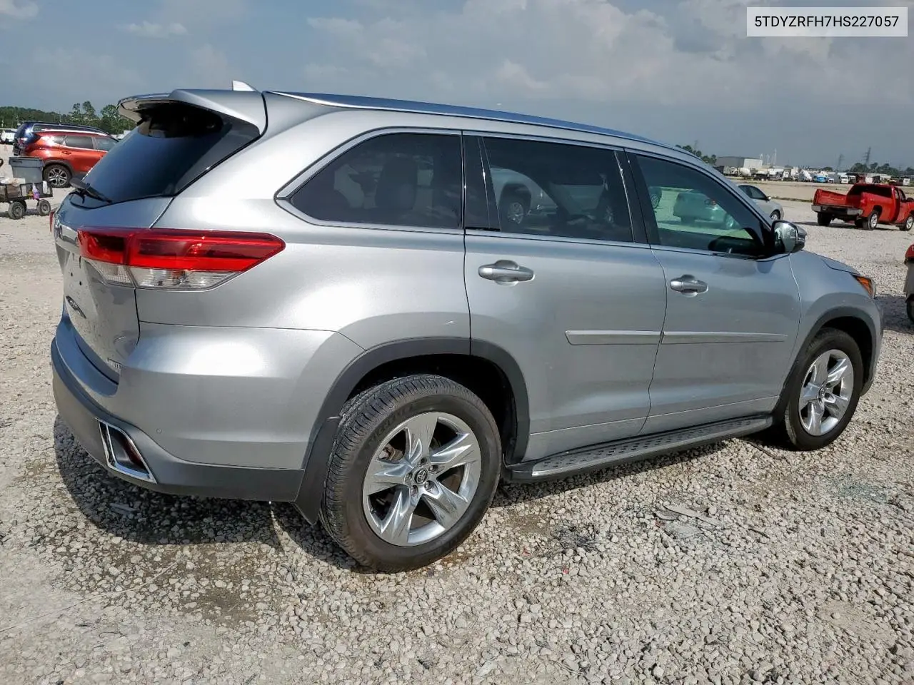 2017 Toyota Highlander Limited VIN: 5TDYZRFH7HS227057 Lot: 62647515