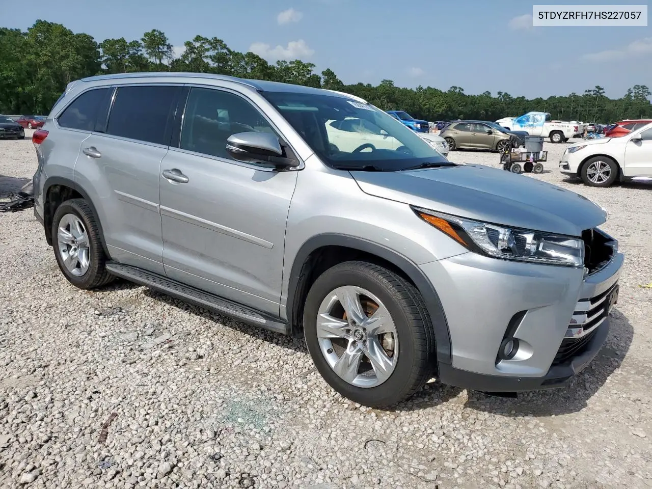 2017 Toyota Highlander Limited VIN: 5TDYZRFH7HS227057 Lot: 62647515