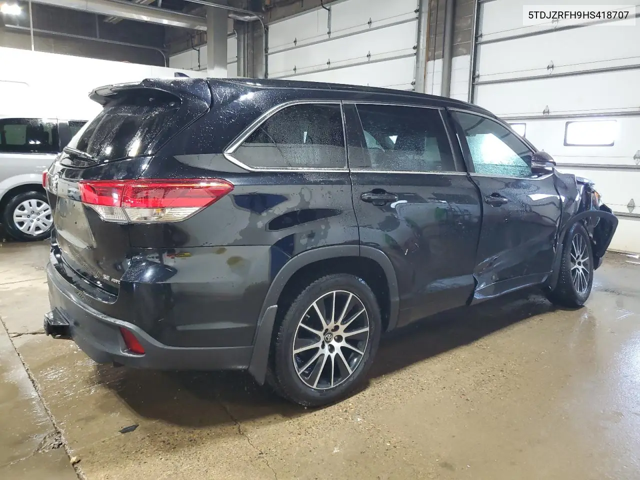 2017 Toyota Highlander Se VIN: 5TDJZRFH9HS418707 Lot: 62747345