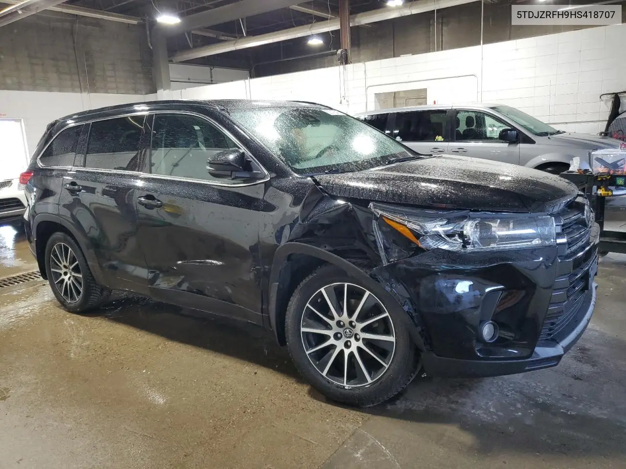 2017 Toyota Highlander Se VIN: 5TDJZRFH9HS418707 Lot: 62747345