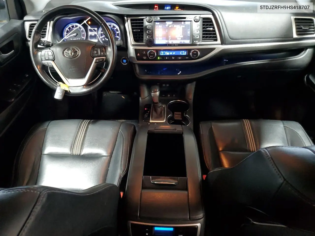 2017 Toyota Highlander Se VIN: 5TDJZRFH9HS418707 Lot: 62747345
