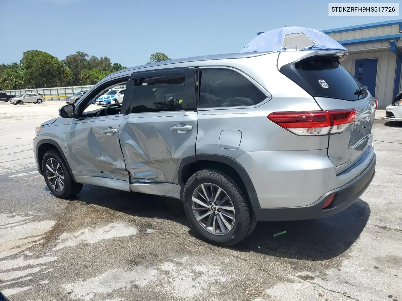 2017 Toyota Highlander Se VIN: 5TDKZRFH9HS517726 Lot: 62833065