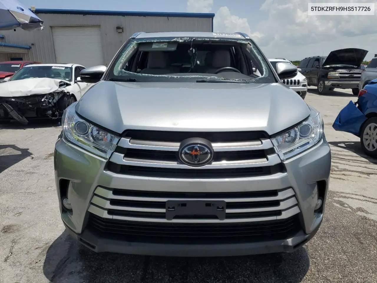 2017 Toyota Highlander Se VIN: 5TDKZRFH9HS517726 Lot: 62833065