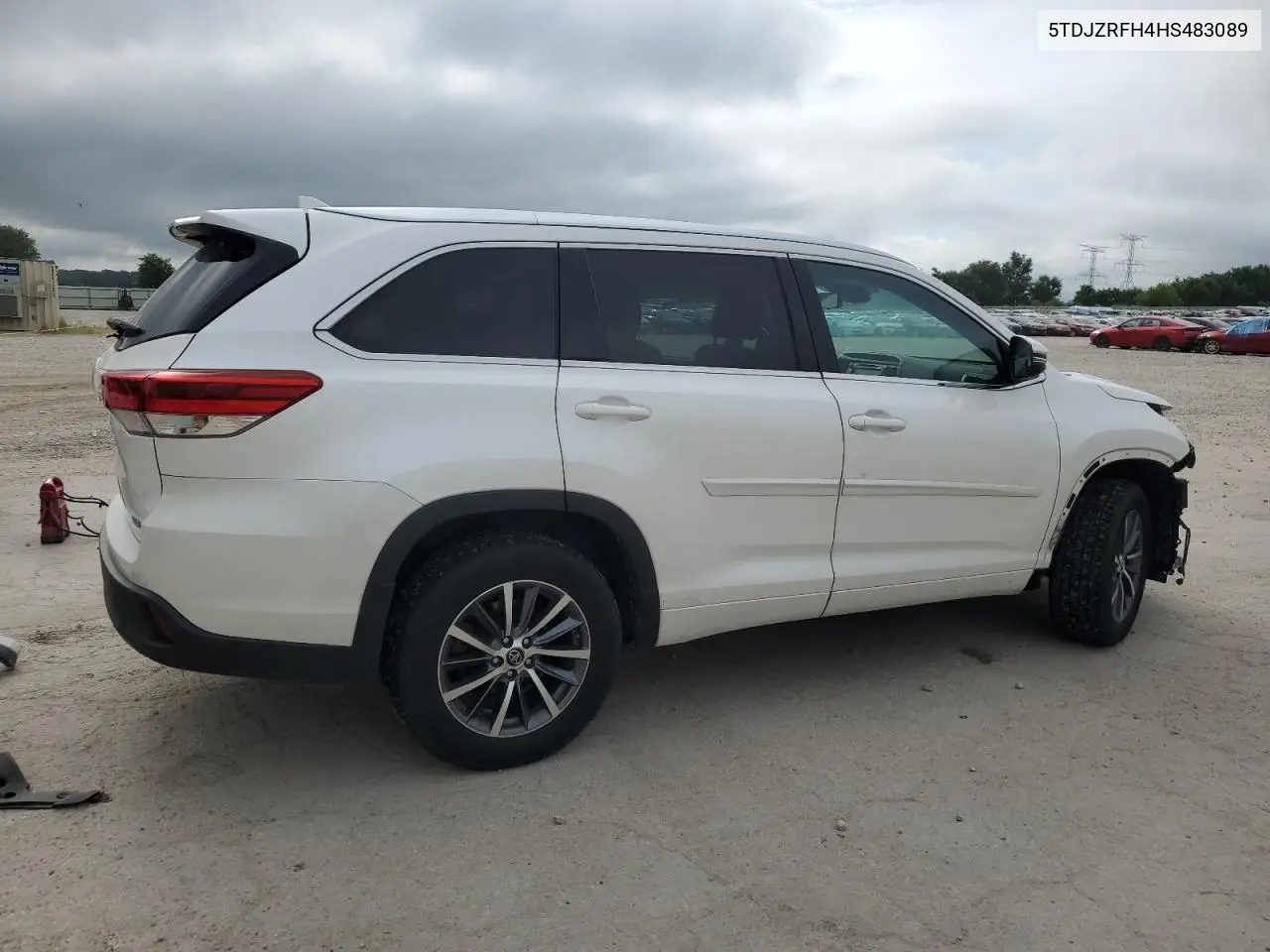 2017 Toyota Highlander Se VIN: 5TDJZRFH4HS483089 Lot: 62837725