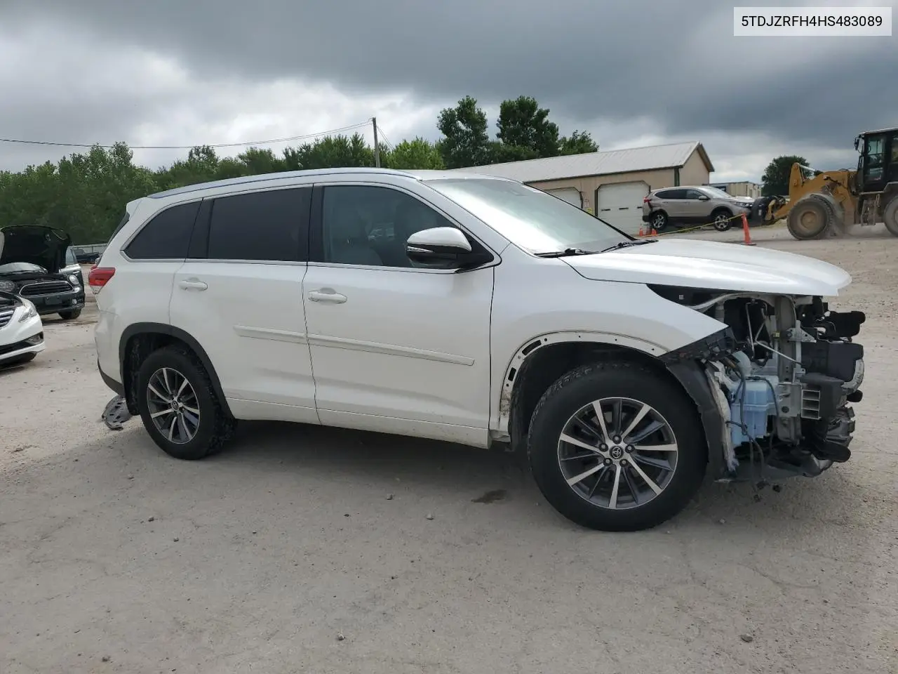 2017 Toyota Highlander Se VIN: 5TDJZRFH4HS483089 Lot: 62837725