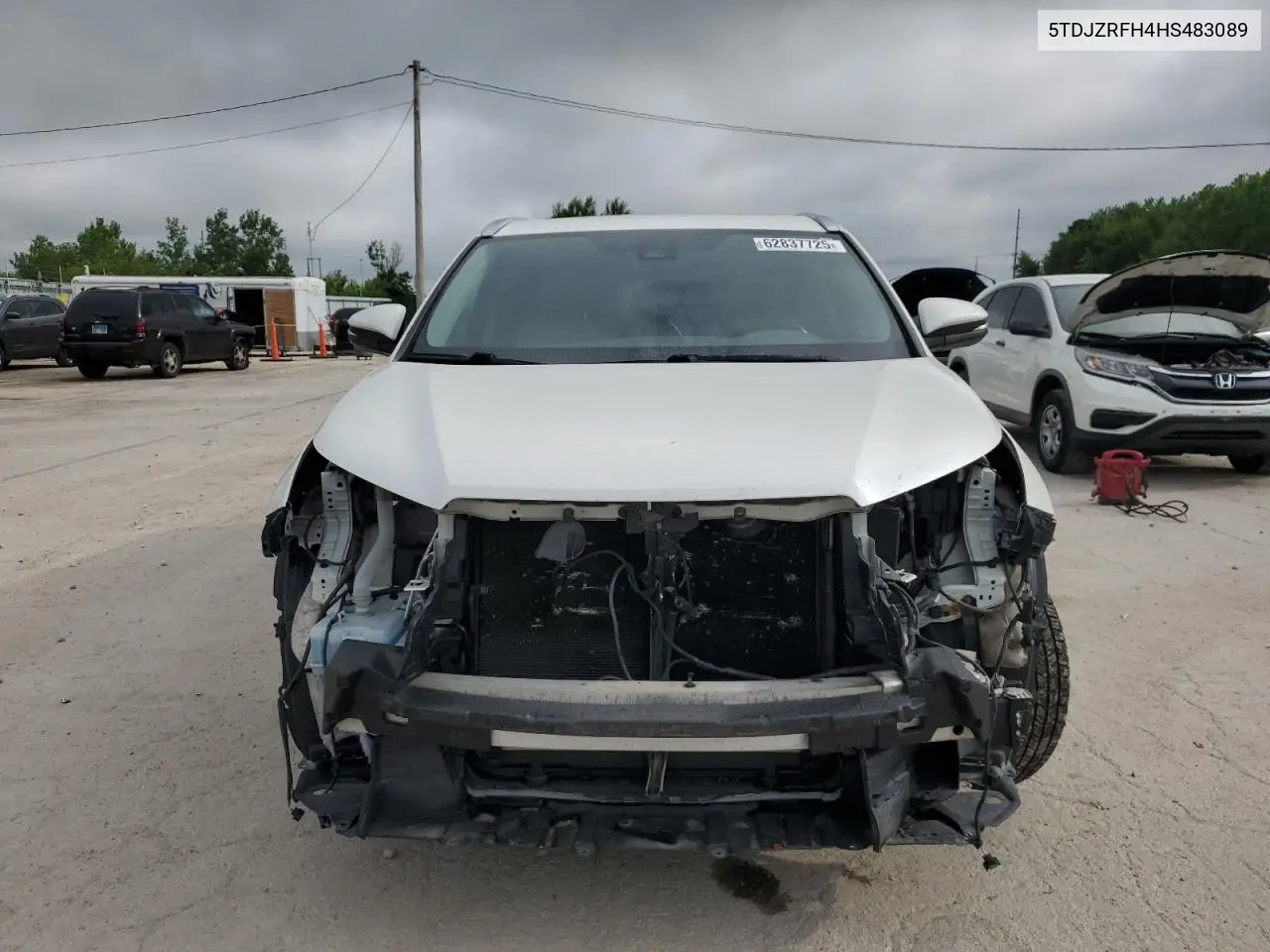 2017 Toyota Highlander Se VIN: 5TDJZRFH4HS483089 Lot: 62837725