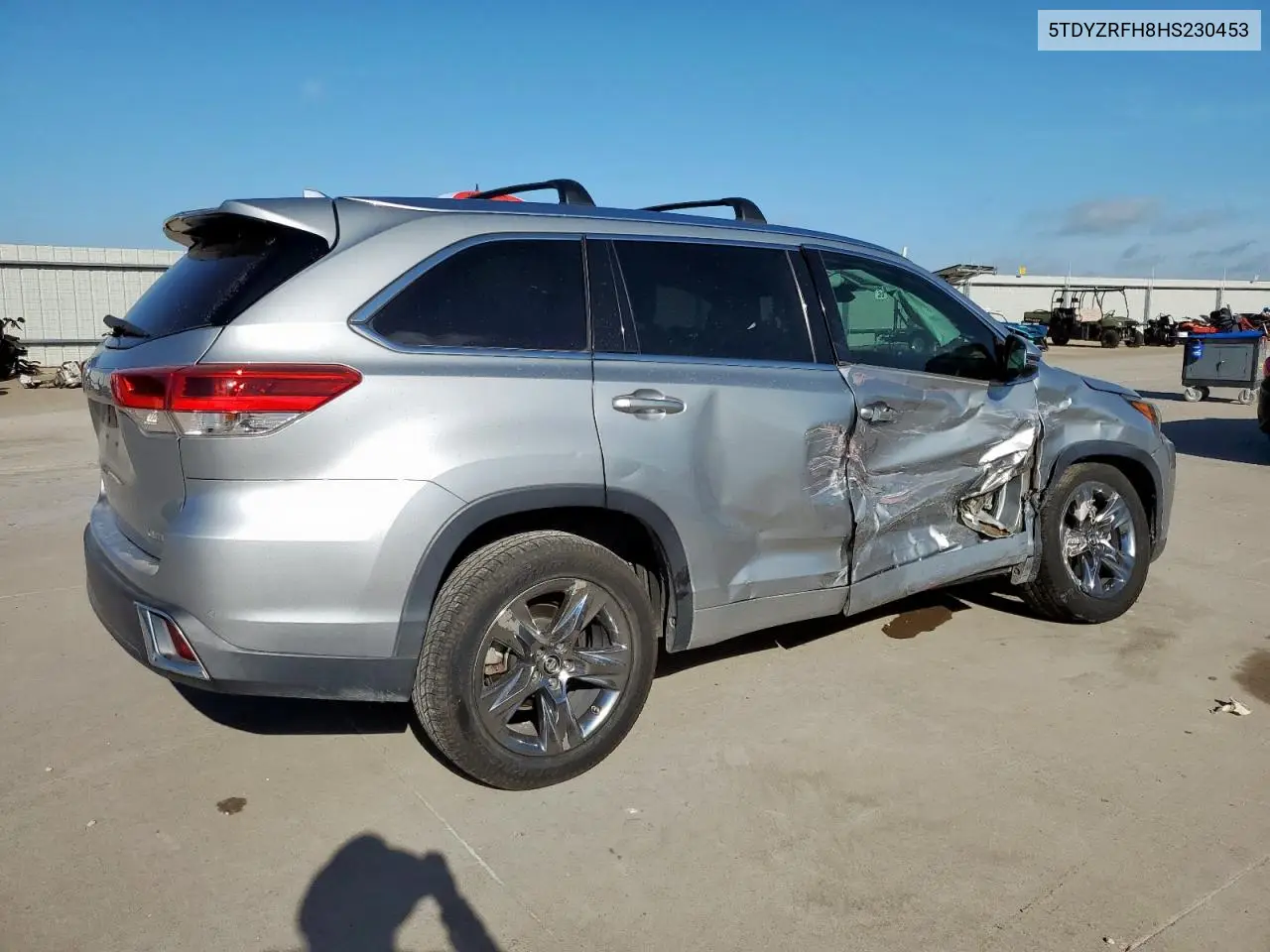 2017 Toyota Highlander Limited VIN: 5TDYZRFH8HS230453 Lot: 62882895