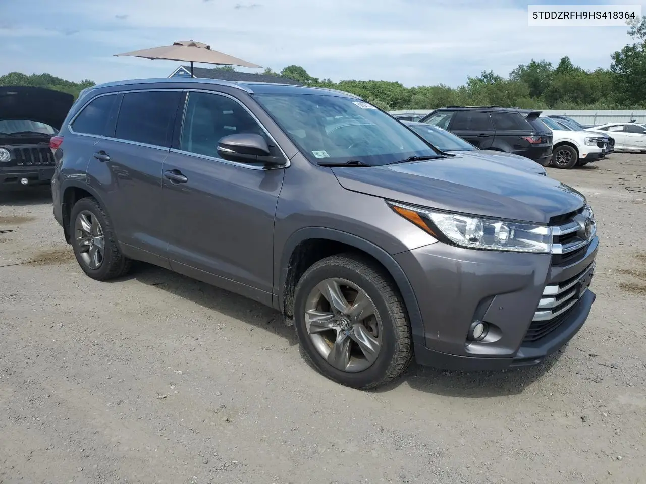 2017 Toyota Highlander Limited VIN: 5TDDZRFH9HS418364 Lot: 62901335